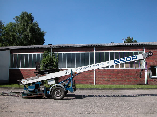 Bauaufzug 21 m