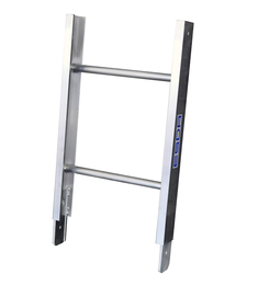 ESDA-Alu-Leiterteil 1 m, Tragkraft 250 kg mit 2 Schrauben M12x30 + 2 Ringmuttern M 12