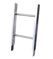 ESDA-Alu-Leiterteil 1 m, Tragkraft 250 kg mit 2 Schrauben M12x30 + 2 Ringmuttern M 12