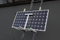 ESDA-Solarmodulpritsche aus Aluminium Größe B 90 x H 107 x T 55 cm